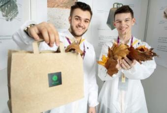 Українська компанія Re-leaf починає продавати свою паперову продукцію з опалого листя в промислових масштабах