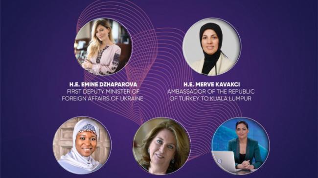 Еміне Джапарова 6 квітня 2021 року на запрошення президента Молодіжного форуму ісламського співробітництва взяла участь у віртуальному саміті