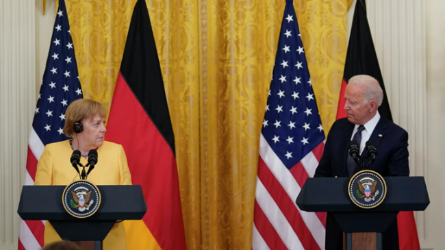 Меркель і Байден одностайні щодо подальшої підтримки України, але щодо «Північного потоку-2» їх думки розійшлися