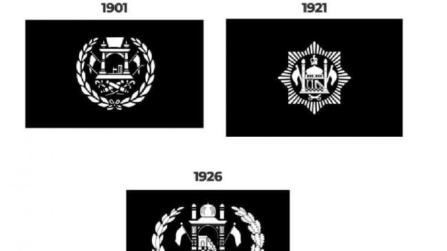 Інфографіка: Прапори Афганістану протягом багатьох років